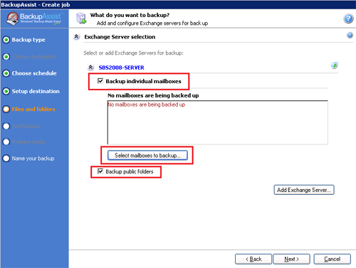 Backup user identity