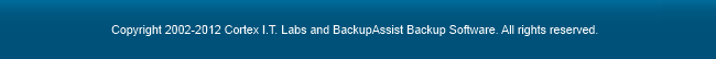 Copyright BackupAssist 2002-2009