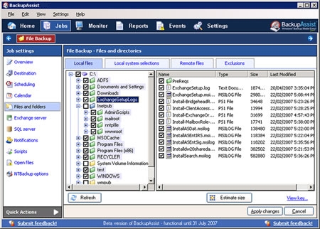 Simple interface for file and directory selection.