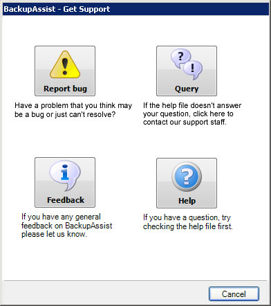 Get Support from BackupAssist