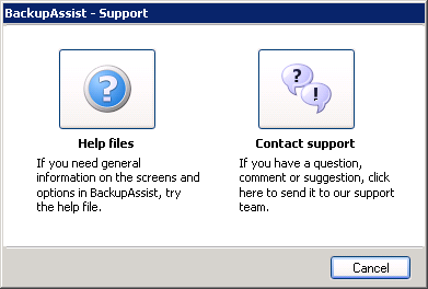 Contact Support Button