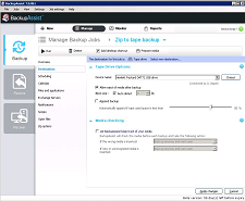 Tape drive options using Zip