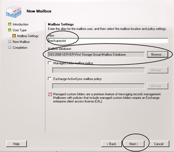 Exchange Management Console