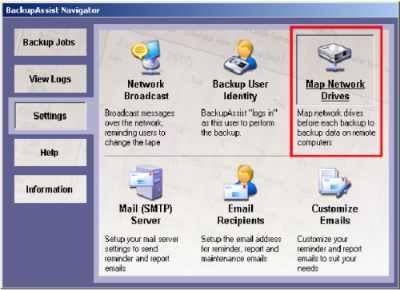 Mapped network drives in windows