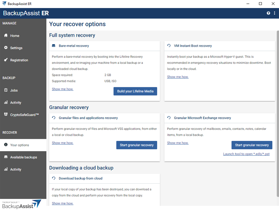 Recovering Exchange Emails