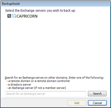 Selecting exchange servers