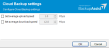 Cloud Backup Settings